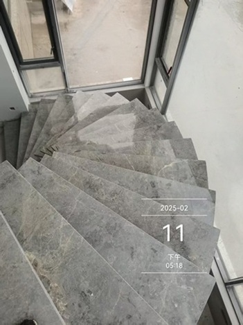 别墅大理石楼梯翻新结晶